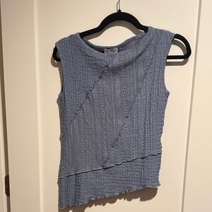 Miss Selfridge Textured Gray Tank Top